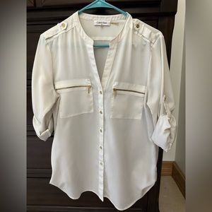 Calvin Klein zipper-pocket shirt
